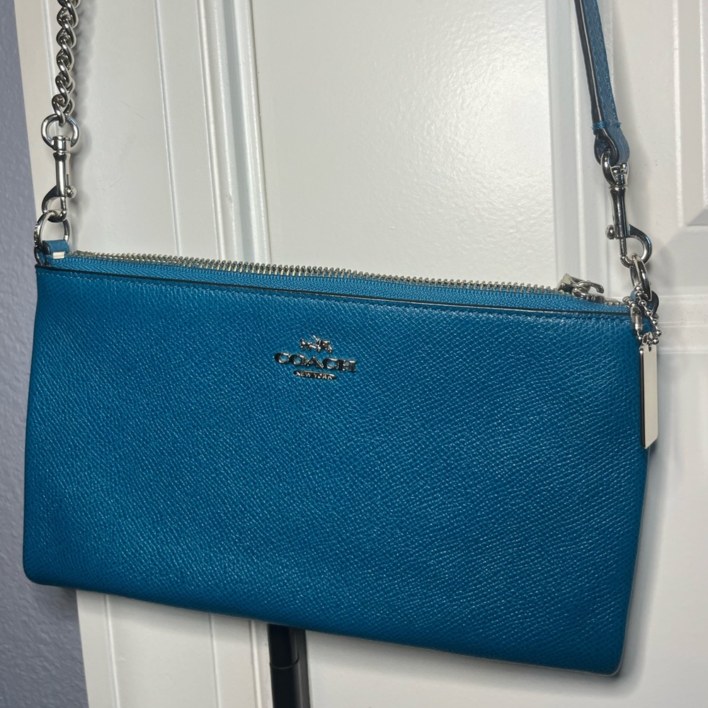 Coach Purse Blue Crossbody